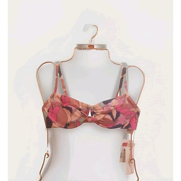 l*space Other - L*Space LSPACE x Revolve Rose Bikini Top Women's Small Sundazed Floral Eco Chic